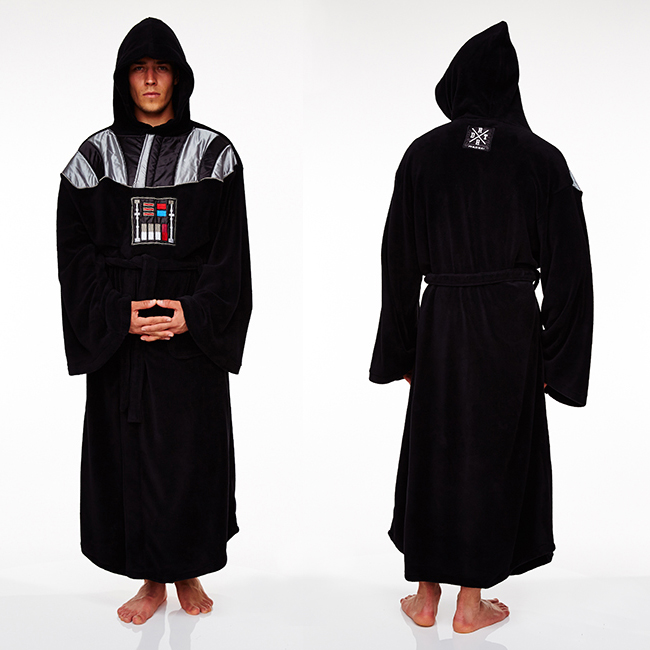 STAR WARS Luxury Men's Robe Darth Vader Jedi R2D2 Chewbacca Boba Fett