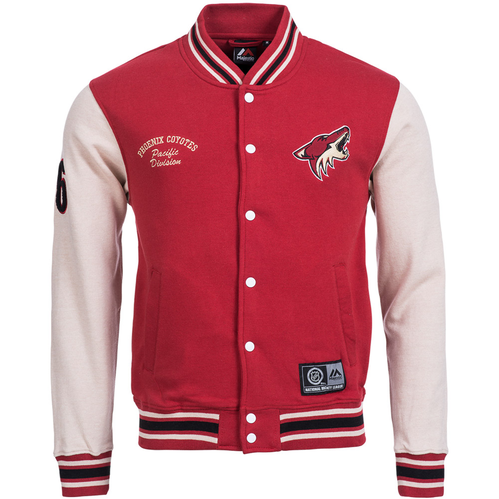 Majestic NHL Ice hockey Senell Fleece Lettermann Men's College jacket