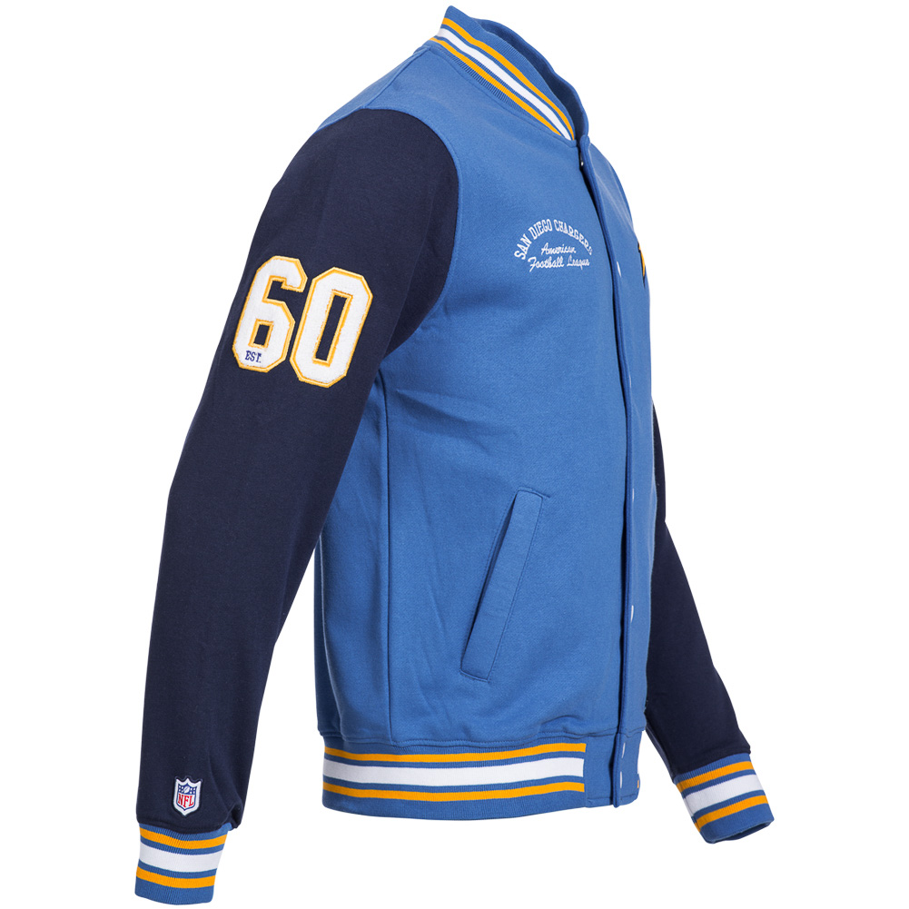 NFL Senell Fleece Lettermann Jacket American Football College XS 2XL new