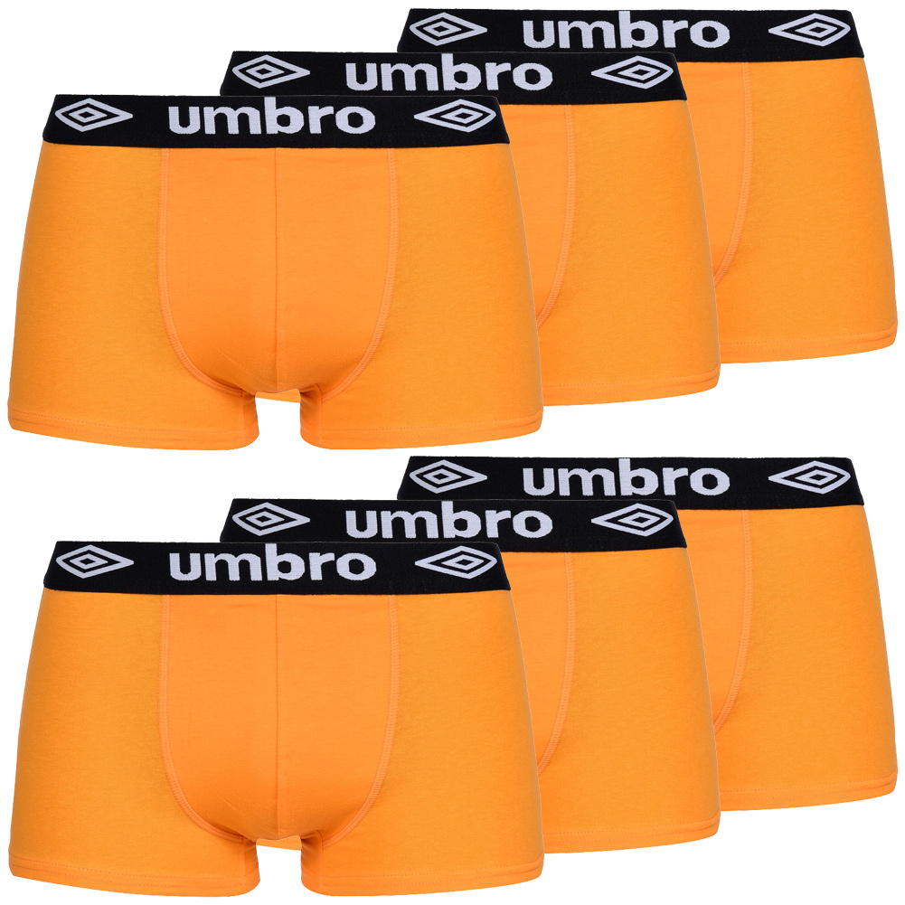 Umbro Men'S 6 Boxer Shorts Plain Trunk Boxer Shorts Underpants Set S M