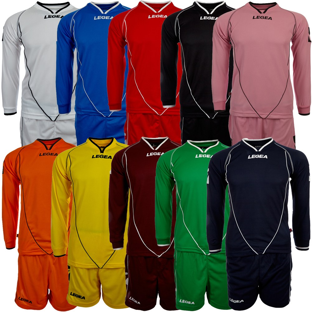 Legea Football Jersey Set Londra Teamwear Long Sleeve with Shorts 2XS