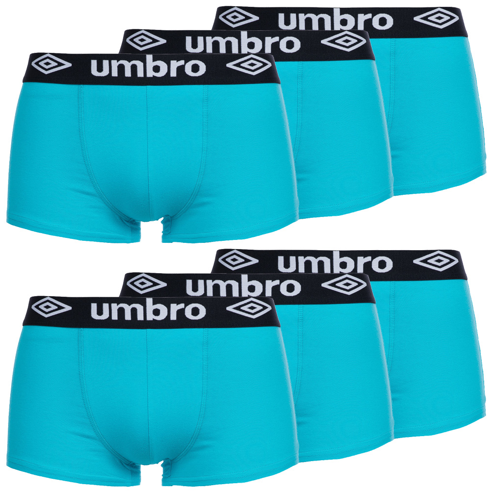 Umbro Men'S 6 Boxer Shorts Plain Trunk Boxer Shorts Underpants Set S M