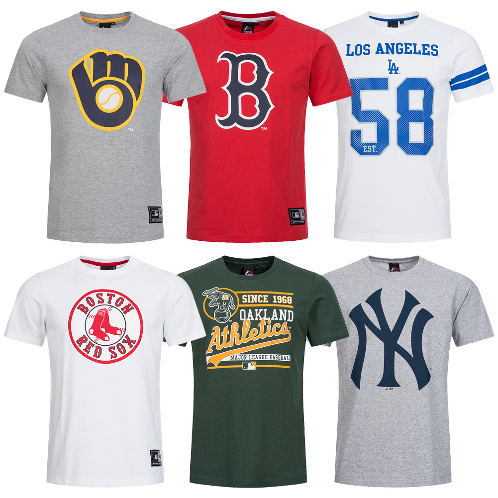 MLB Baseball Fan TShirt Majestic Major League Fanshirt XS S M L XL 2XL