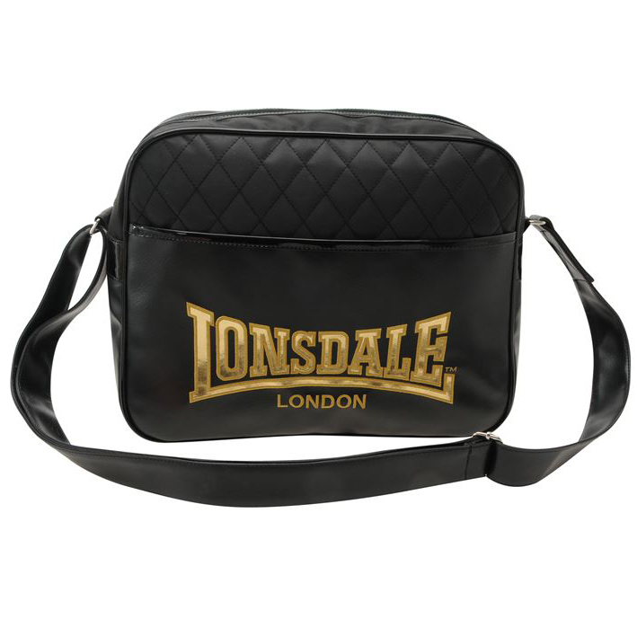 Lonsdale Shoulder Bag Satchel Bag black white Messenger Bag new