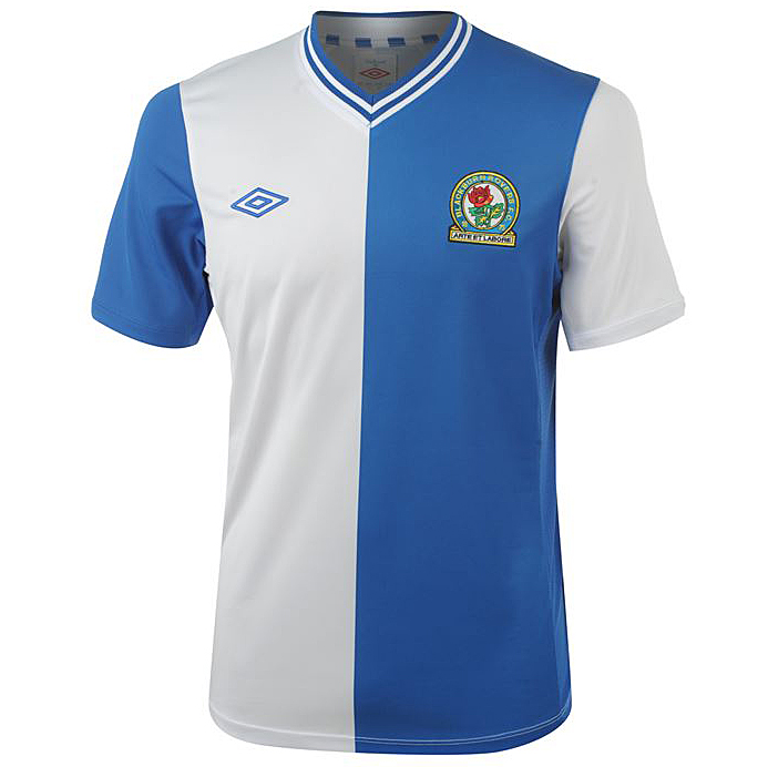 Blackburn Rovers FC Heim Trikot Umbro M L XL England Jersey neu - Bild 1 von 1
