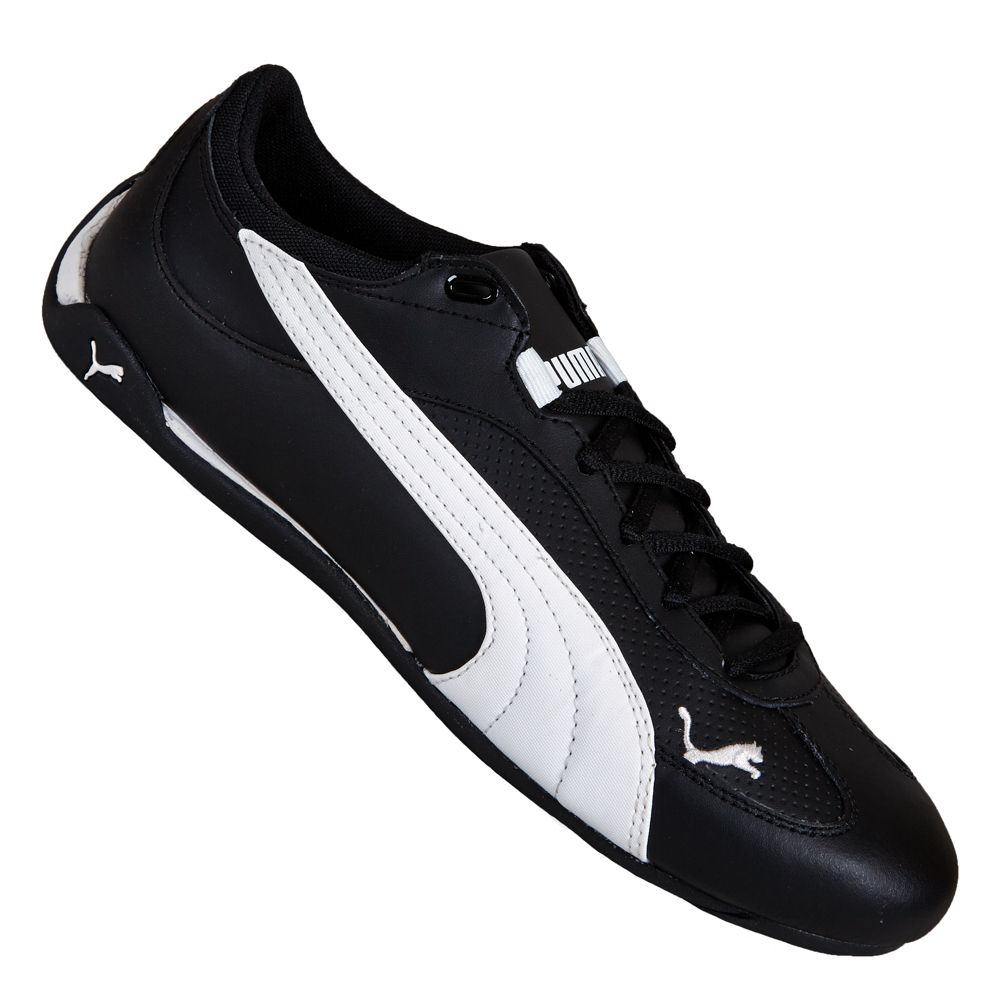 puma fast cat leather sneaker schwarz puma fast cat leather sneaker schwarz