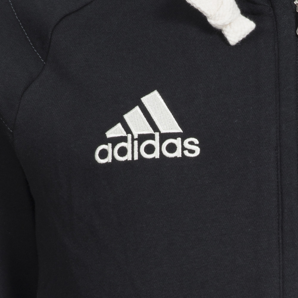 All Blacksnew Zealand adidas Rugby Hooded Sweatshirt W37989 Hoodie new