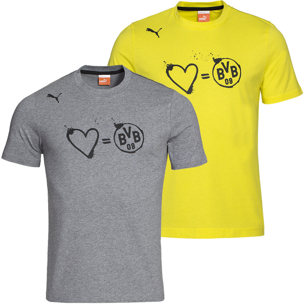 BVB Borussia Dortmund Puma T-Shirt S M L XL XXL Love = Football 741909 Tee neu | eBay