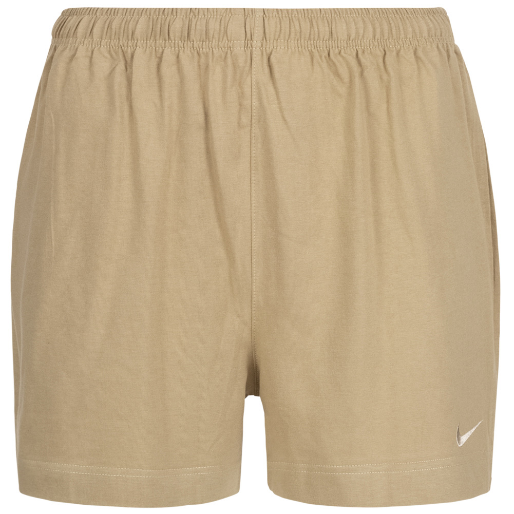 beige nike shorts