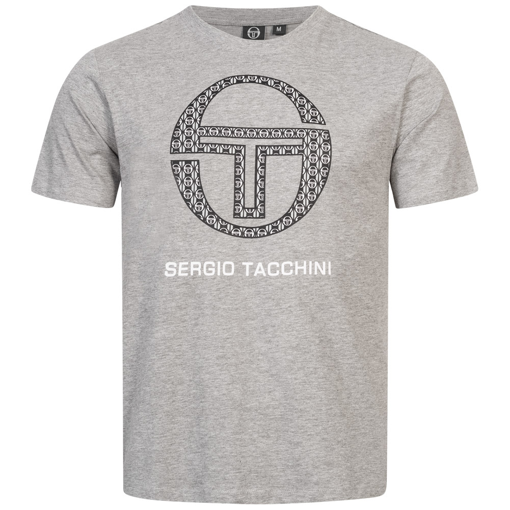 Sergio Tacchini Herren Freizeit T-Shirt Mode Oberteil Kurzarm Rundhals Shirt neu 