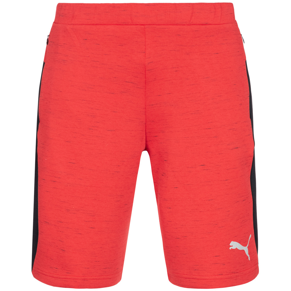 red puma shorts