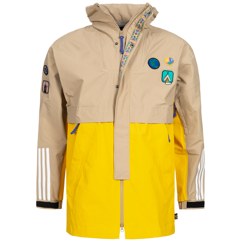 pharrell williams adidas jacket yellow