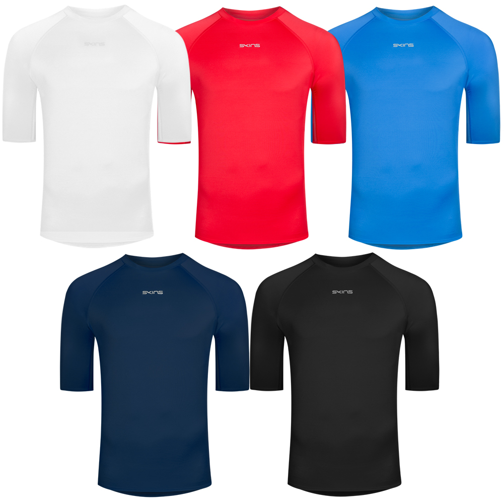 Skins DNAmic Force Herren Kurzarm Funktionsshirt Fitness Kompressionsshirt neu