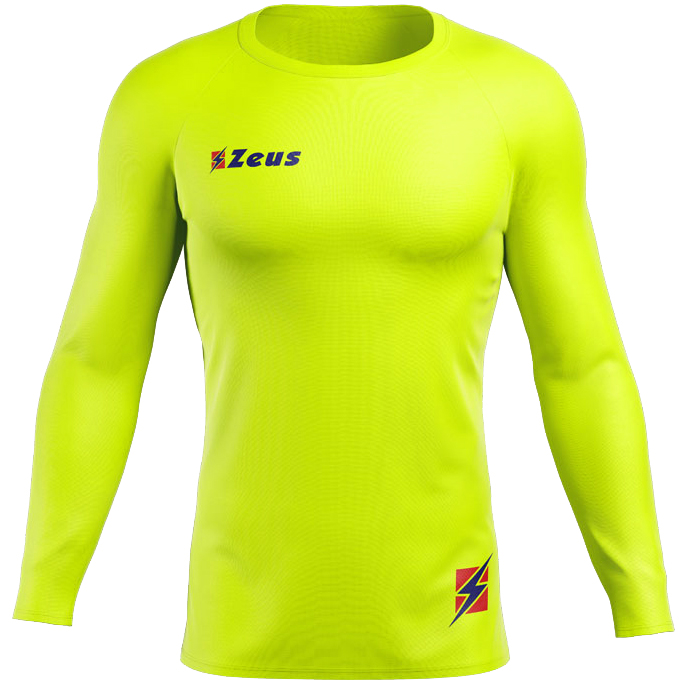 MAGLIA ALLENAMENTO ZEUS FISIKO ML GIALLA