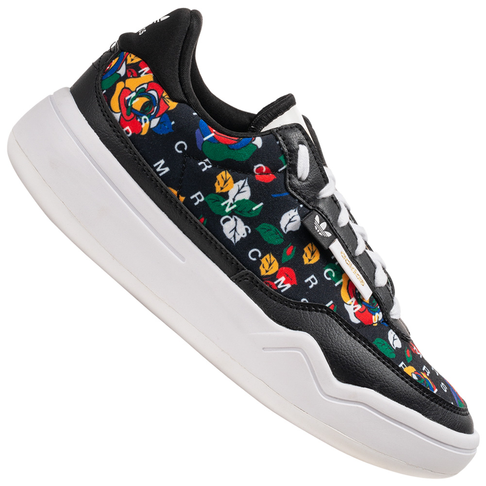 кроссовки adidas Originals x Rich Mnisi HER Court от Damen Freizeit schwarz оранжевого цвета