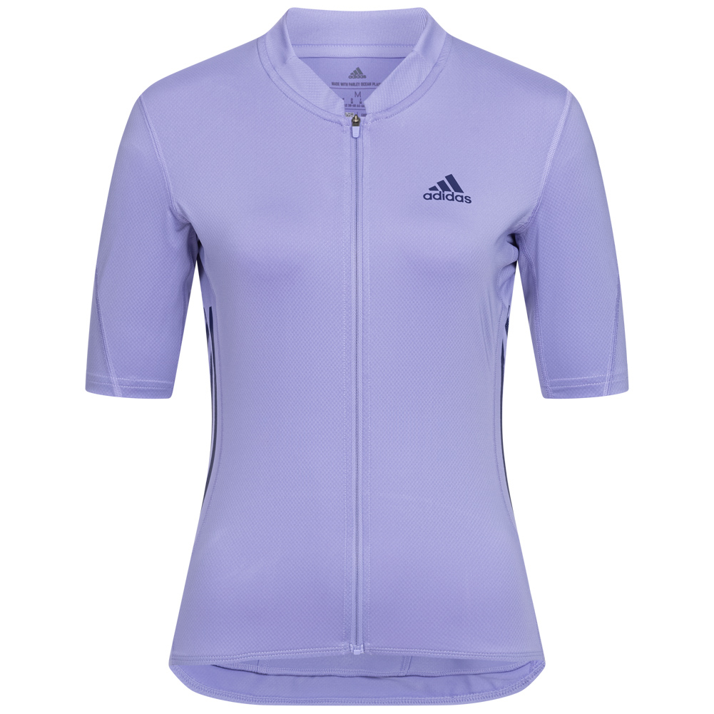 спортивные тренировки adidas Damen Radsport Freizeit Kurzarm Trikot lila rot neu