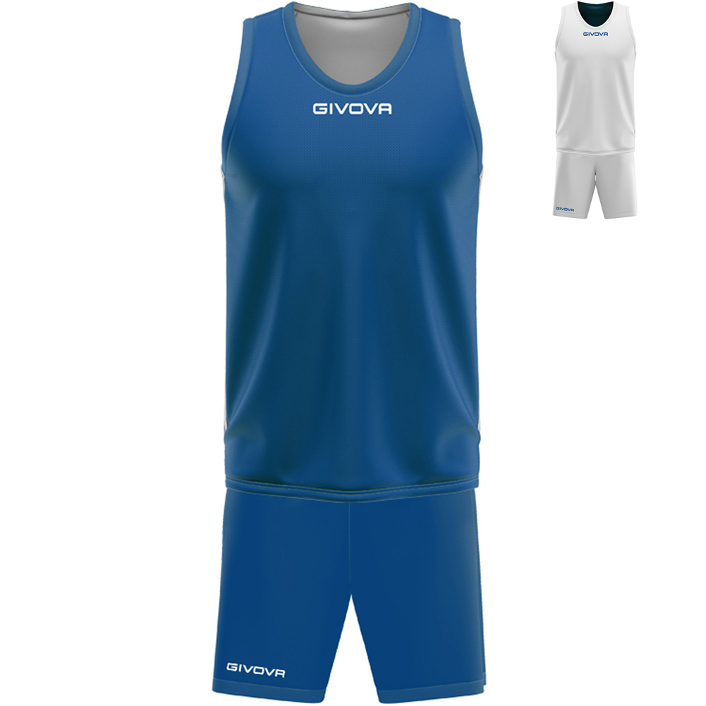 Givova Kit Double Basketball Wende Herren Trainings Set Trikot + Shorts KITB03 - Bild 7 von 9
