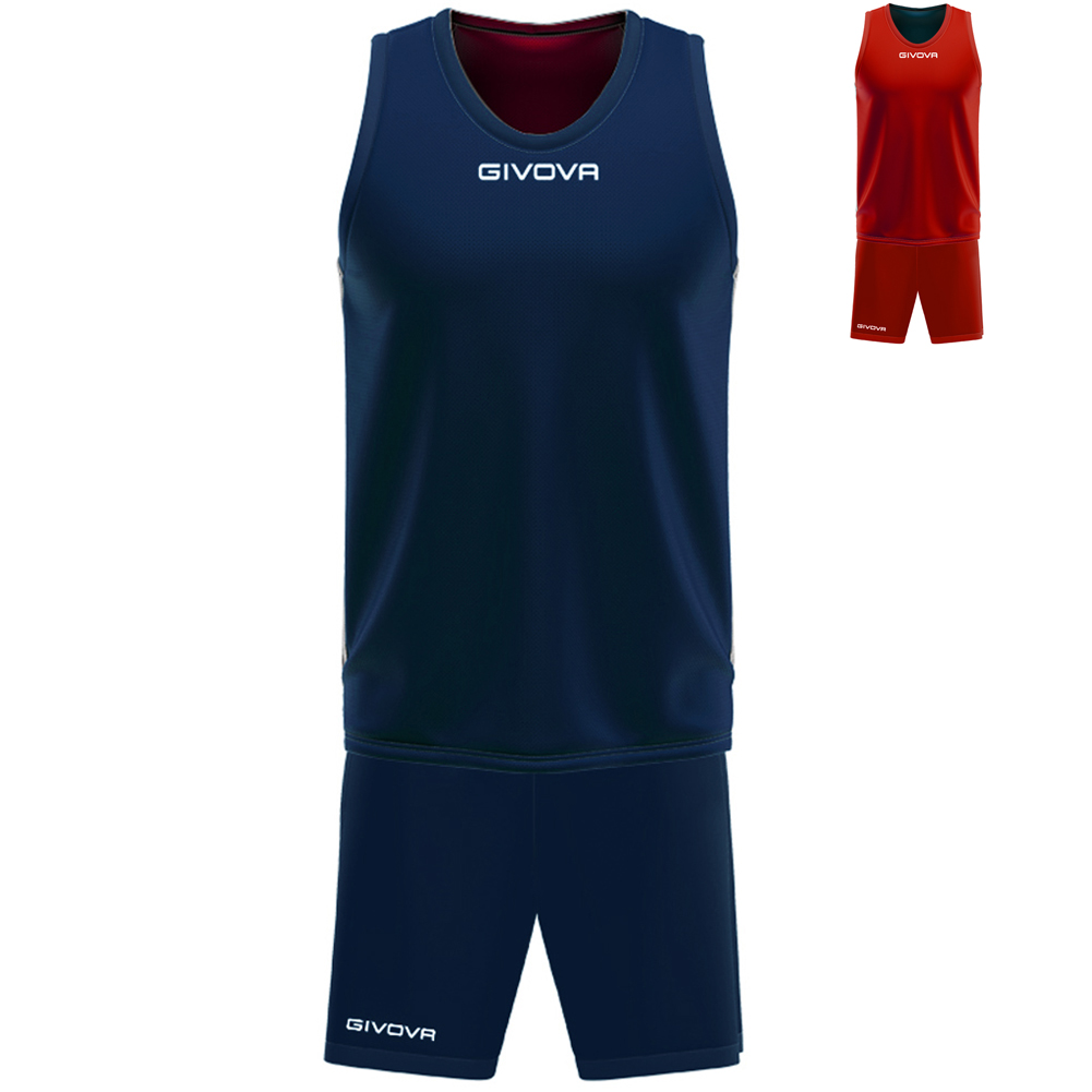 Givova Kit Double Basketball Wende Herren Trainings Set Trikot + Shorts KITB03 - Bild 5 von 9