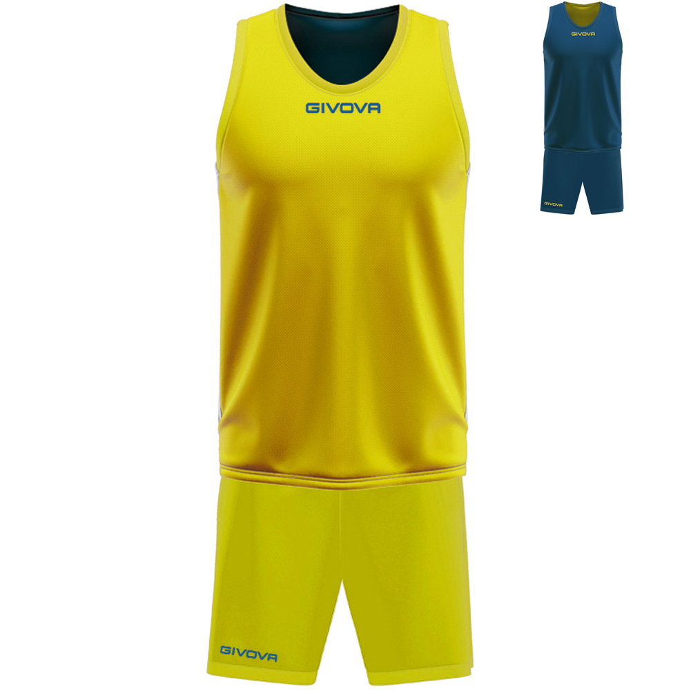 Givova Kit Double Basketball Wende Herren Trainings Set Trikot + Shorts KITB03 - Bild 6 von 9