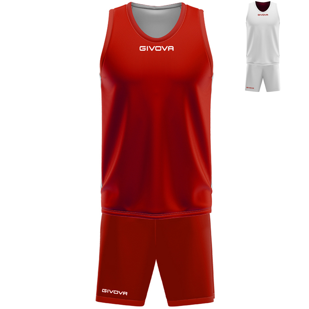 Givova Kit Double Basketball Wende Herren Trainings Set Trikot + Shorts KITB03 - Bild 3 von 9