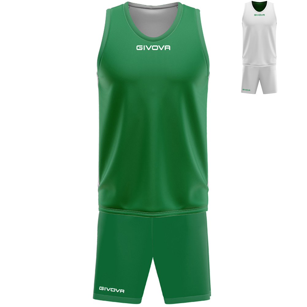 Givova Kit Double Basketball Wende Herren Trainings Set Trikot + Shorts KITB03 - Bild 2 von 9