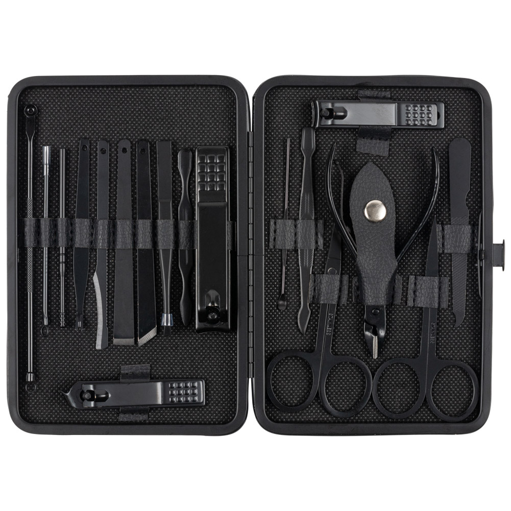 ЛЕАНДРО ЛИДО Брешиа (LEANDRO LIDO Brescia), Мастер маникюра/педикюра, 19-й набор-tlg Pinzette Feile Nagelschere neu