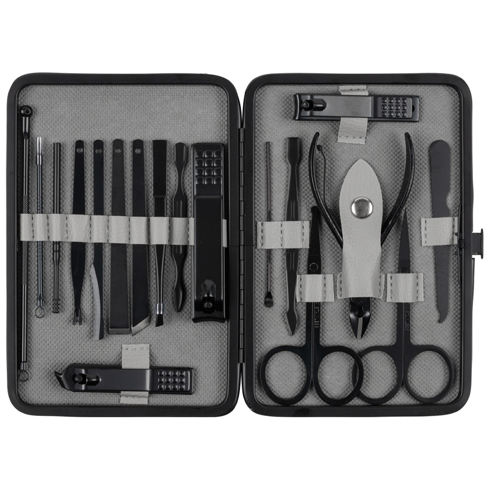 ЛЕАНДРО ЛИДО Брешиа (LEANDRO LIDO Brescia), Мастер маникюра/педикюра, 19-й набор-tlg Pinzette Feile Nagelschere neu