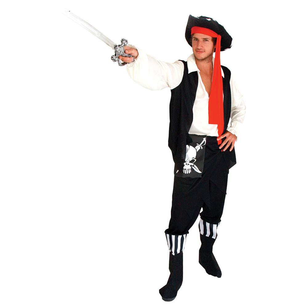 Piraten Arabischer Scheich Gefängnisinsasse Faschings Kostüm MIESEPETER® neu - Bild 2 von 4