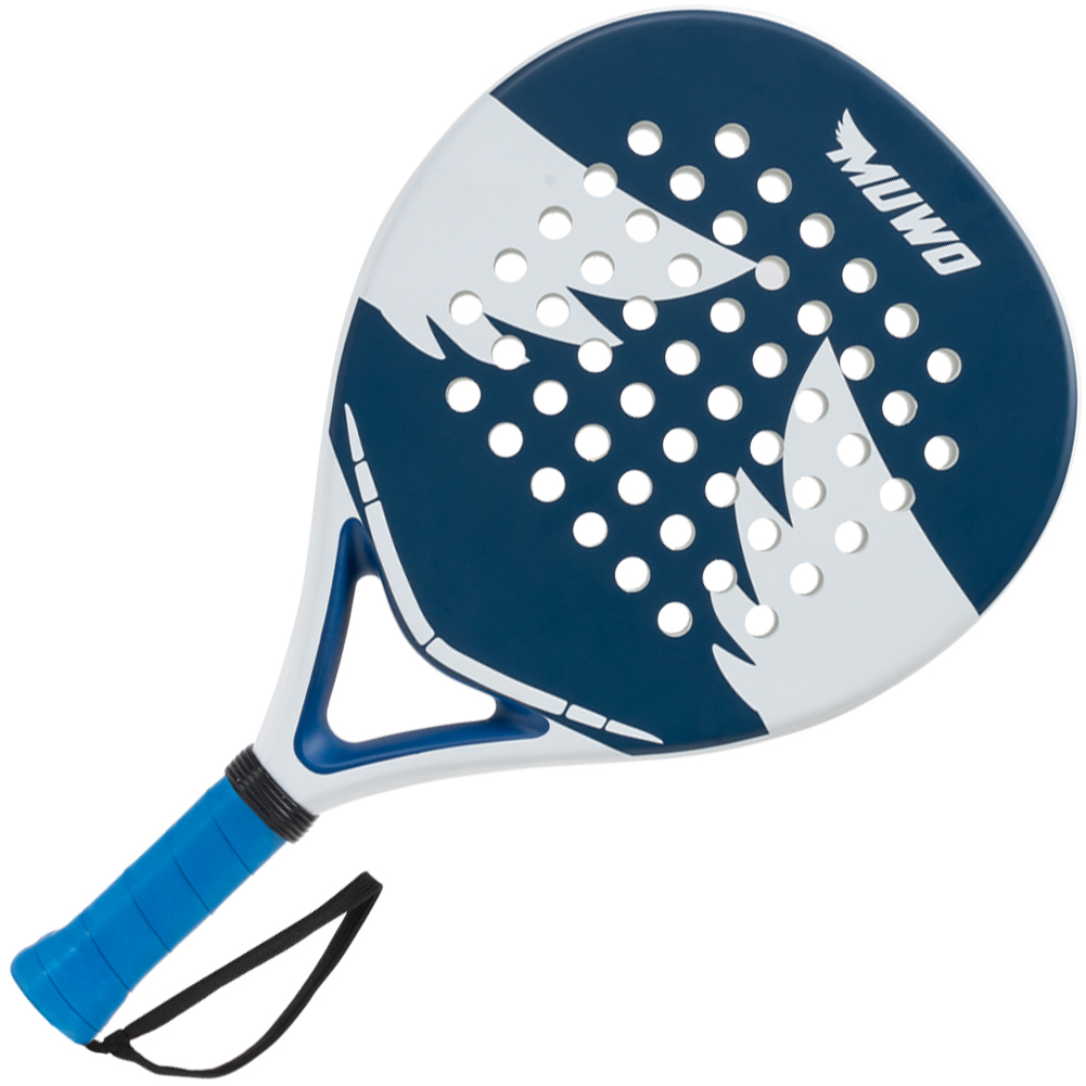 MUWO Damen Herren Спортивная тренировка EVA Fiberglas Padel Schläger 360 г mit Tasche