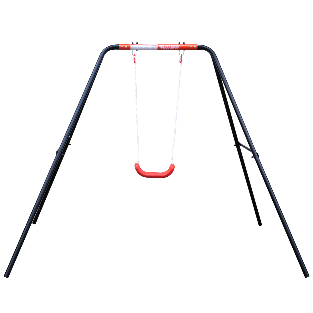 MUWO Spielgerüst mit Schaukeln, Schaukelwippe, Wippe, Rutsche Gartenschaukel neu - Bild 5 von 6