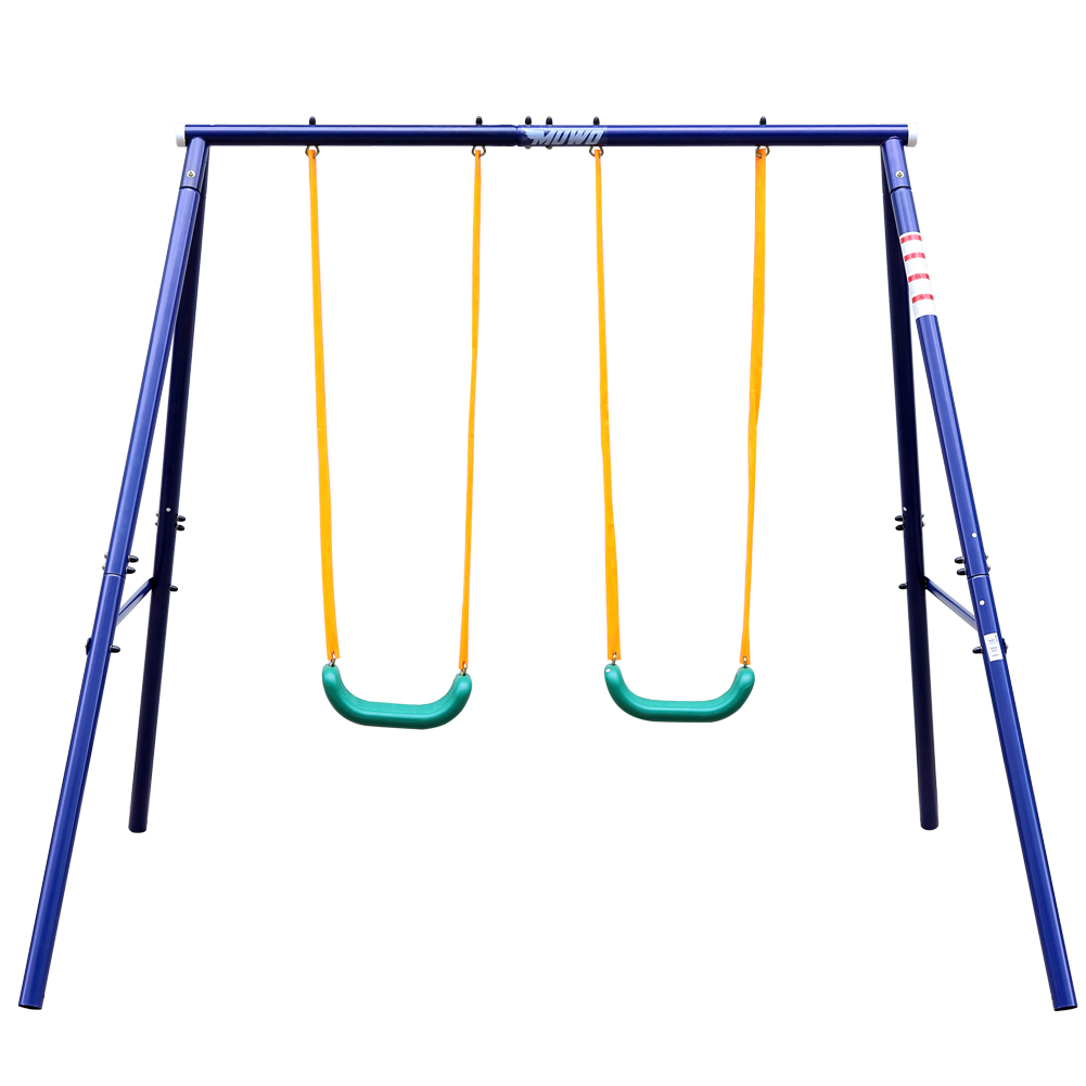 MUWO Spielgerüst mit Schaukeln, Schaukelwippe, Wippe, Rutsche Gartenschaukel neu - Bild 6 von 6