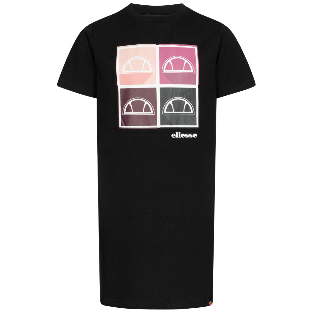 футболка ellesse Sperlari Caldana Mädchen Freizeit от Kleid weiß schwarz lila mix