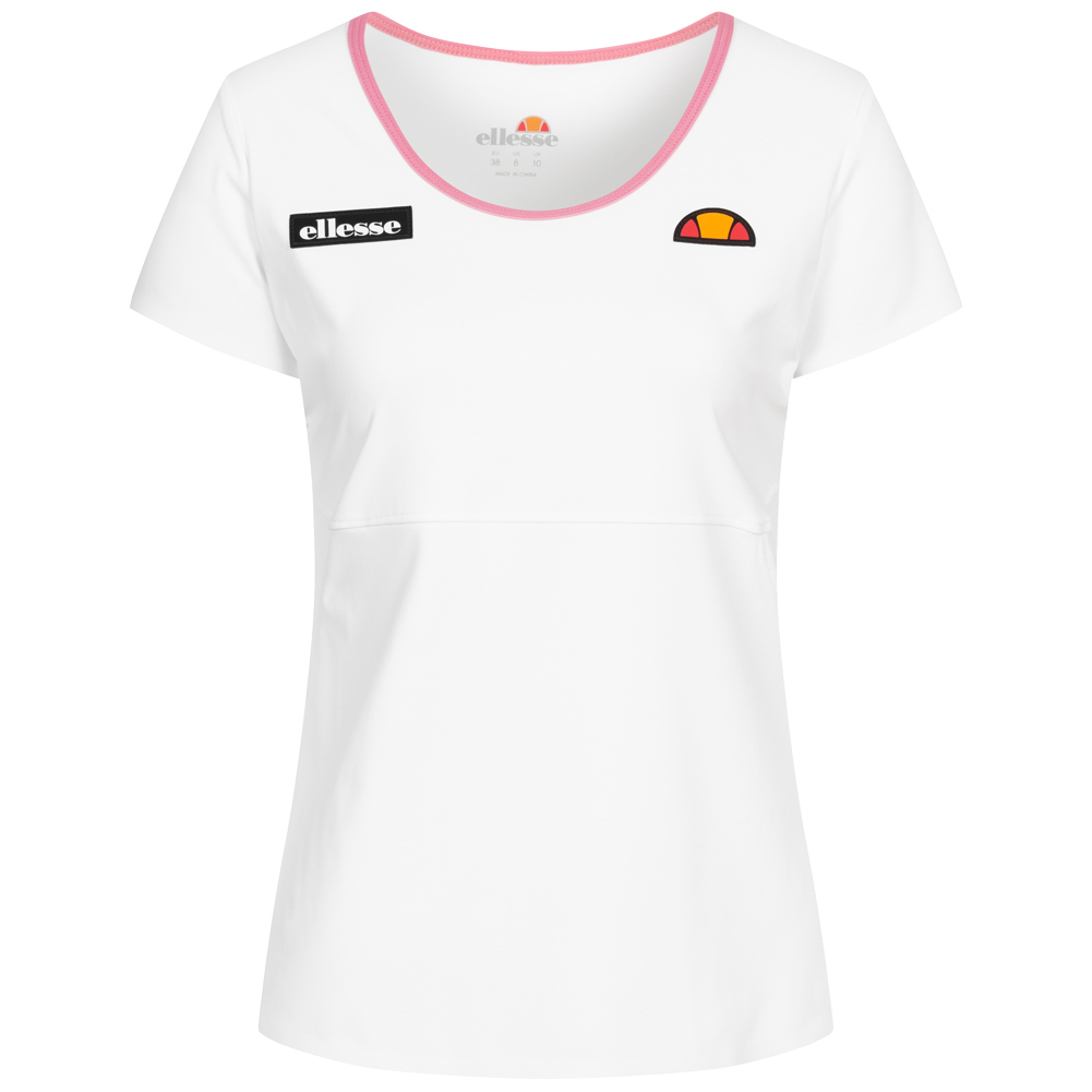 ellesse Allium Cardo Firenze Damen Tennis Tank Top T-Shirt Rock weiß mix neu - Bild 4 von 4