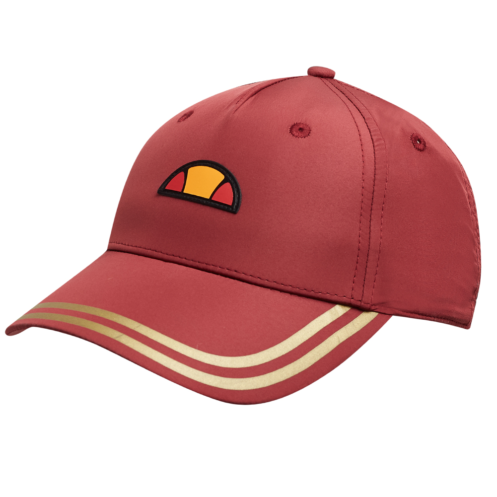 Ellesse Recreational Training Sport Tennis Cap Visor Bandana Red Multi Color New