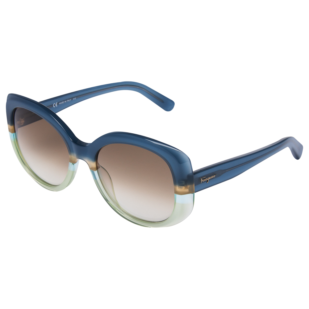 SALVATORE FERRAGAMO DA Donna Designer alla protezione dai raggi UV occhiali  da sole con occhiali Astuccio Nuovo EUR 74,99 - PicClick IT