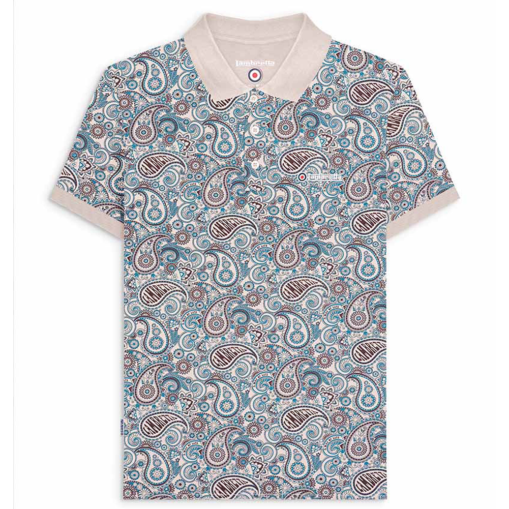 Lambretta Hombre Ocio Negocios Todos los días Moda Manga Corta Top Polo Nuevo - Imagen 25 de 52