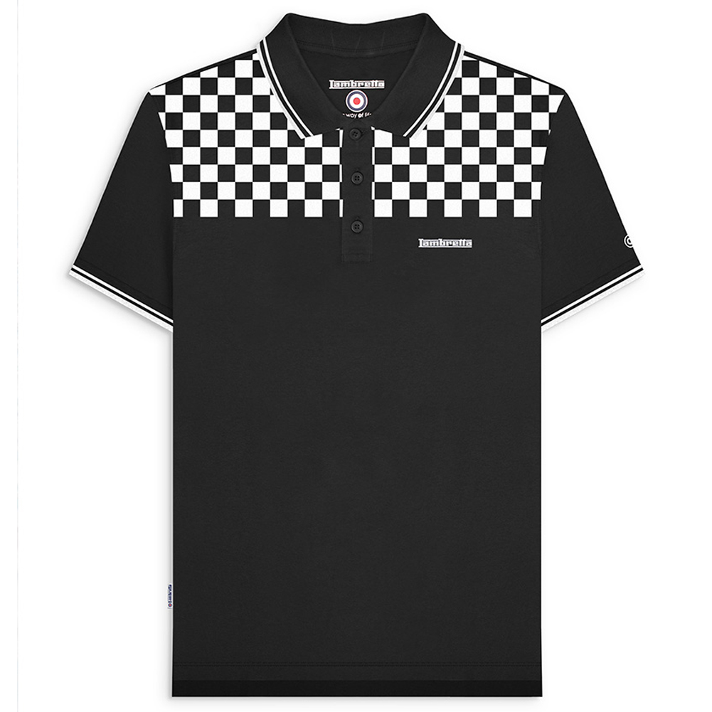 Lambretta Hombre Ocio Negocios Todos los días Moda Manga Corta Top Polo Nuevo - Imagen 18 de 52