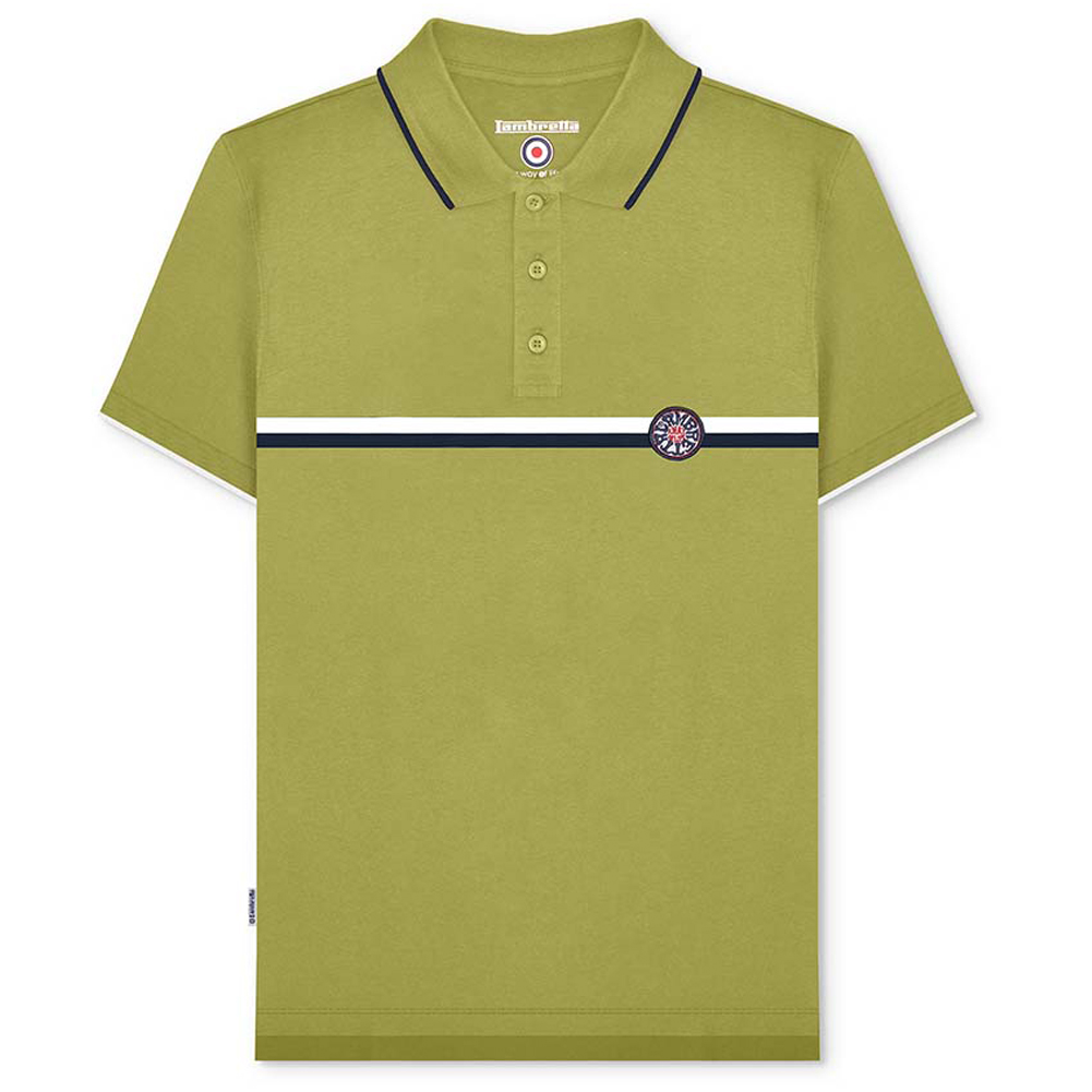 Lambretta Hombre Ocio Negocios Todos los días Moda Manga Corta Top Polo Nuevo - Imagen 22 de 52