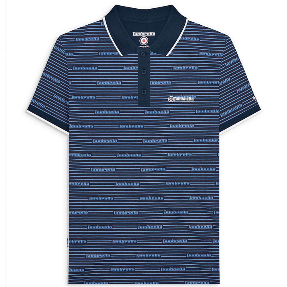 Lambretta Hombre Ocio Negocios Todos los días Moda Manga Corta Top Polo Nuevo - Imagen 29 de 52
