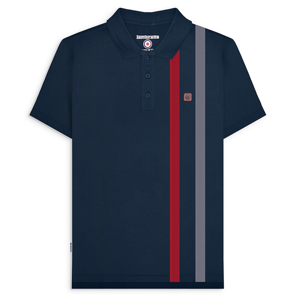 Lambretta Hombre Ocio Negocios Todos los días Moda Manga Corta Top Polo Nuevo - Imagen 46 de 52