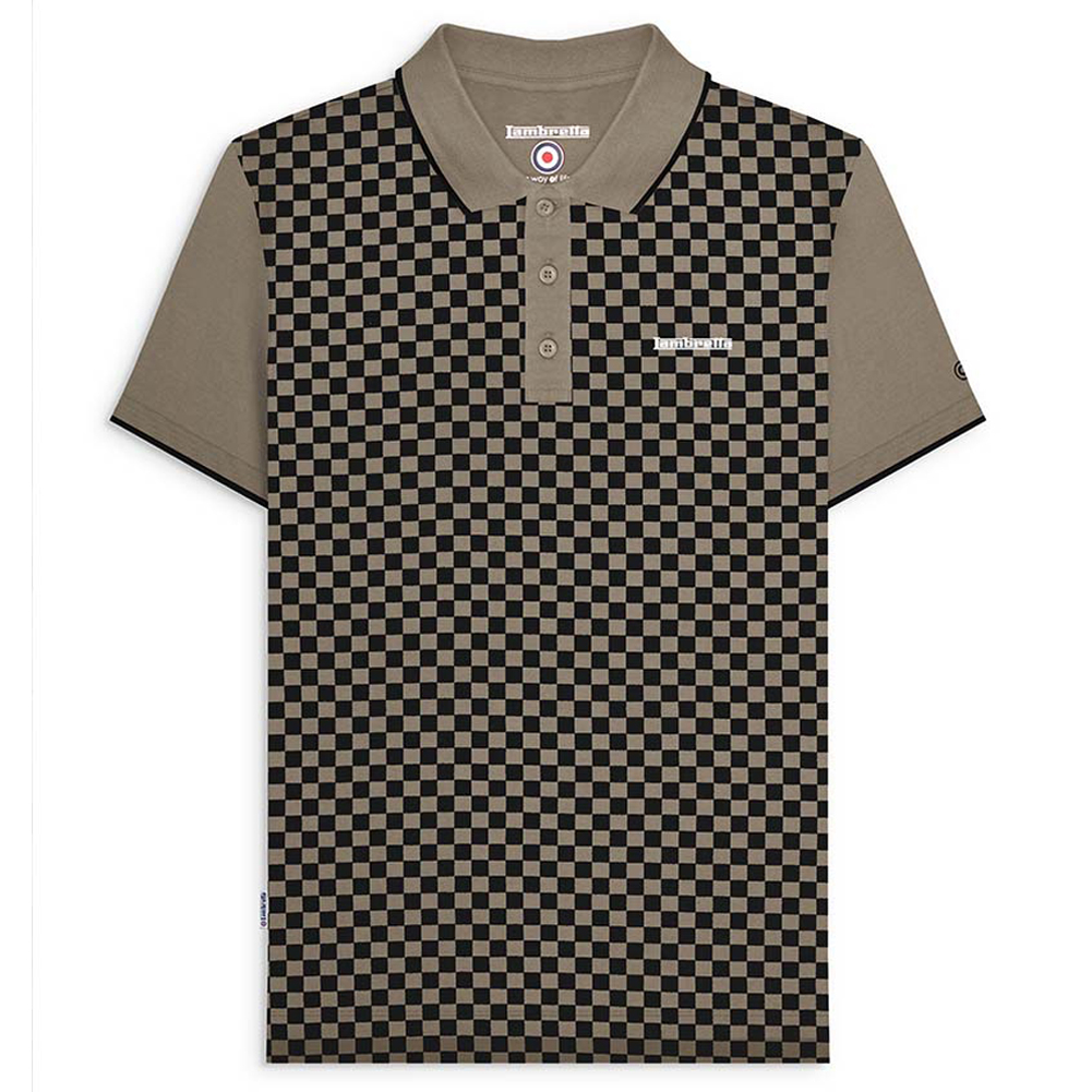 Lambretta Hombre Ocio Negocios Todos los días Moda Manga Corta Top Polo Nuevo - Imagen 21 de 52