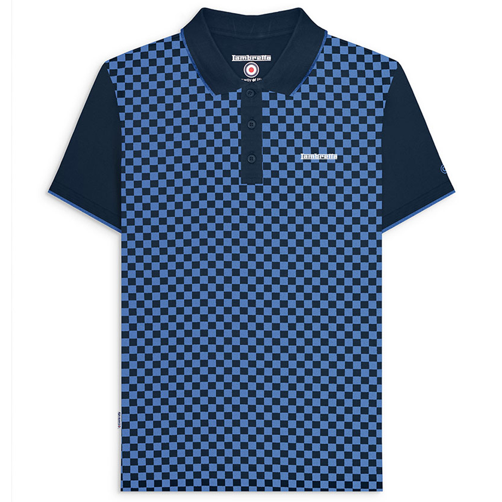 Lambretta Hombre Ocio Negocios Todos los días Moda Manga Corta Top Polo Nuevo - Imagen 43 de 52