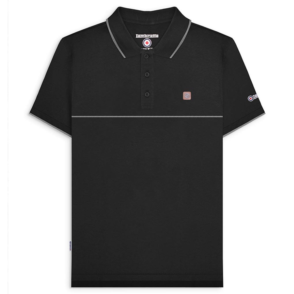 Lambretta Hombre Ocio Negocios Todos los días Moda Manga Corta Top Polo Nuevo - Imagen 35 de 52