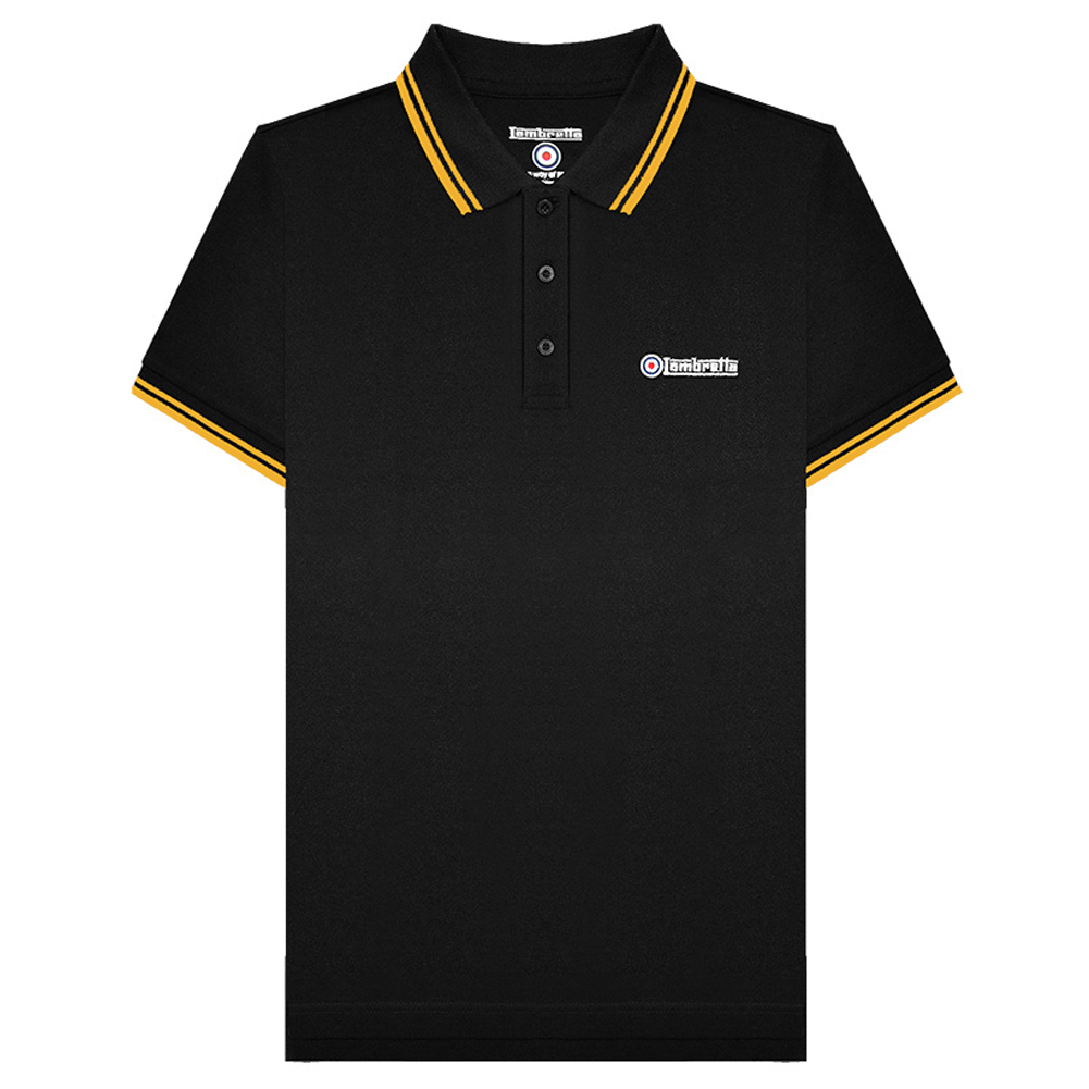 Lambretta Hombre Ocio Negocios Todos los días Moda Manga Corta Top Polo Nuevo - Imagen 19 de 52