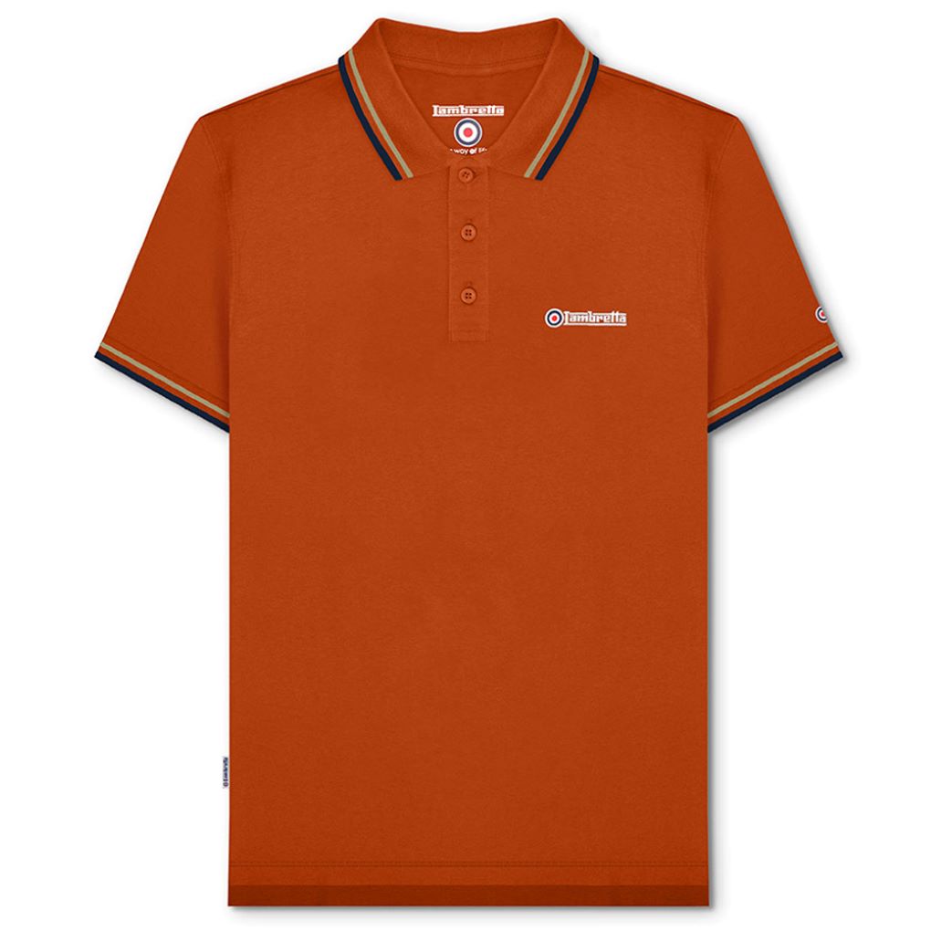 Lambretta Hombre Ocio Negocios Todos los días Moda Manga Corta Top Polo Nuevo - Imagen 30 de 52