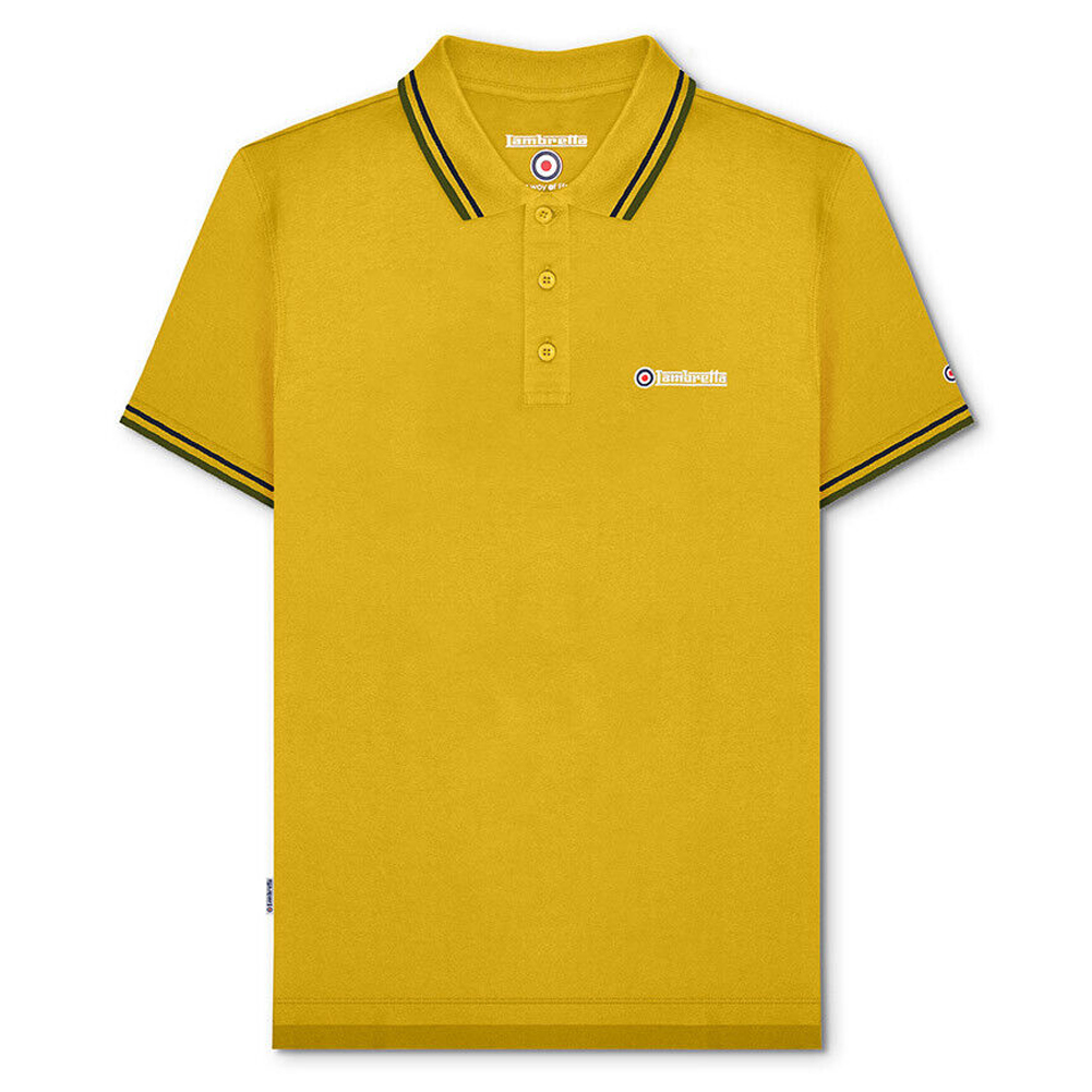 Lambretta Hombre Ocio Negocios Todos los días Moda Manga Corta Top Polo Nuevo - Imagen 40 de 52