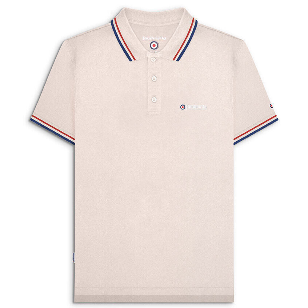 Lambretta Hombre Ocio Negocios Todos los días Moda Manga Corta Top Polo Nuevo - Imagen 38 de 52