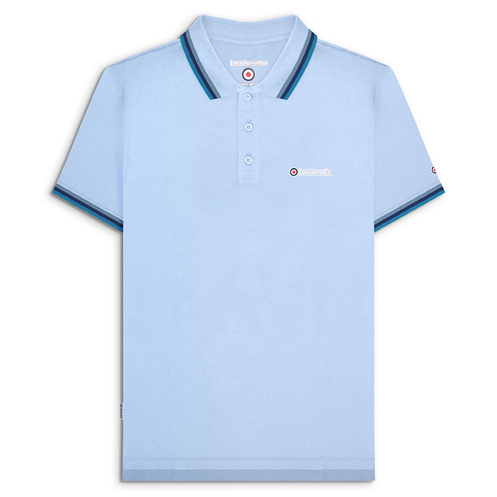 Lambretta Hombre Ocio Negocios Todos los días Moda Manga Corta Top Polo Nuevo - Imagen 2 de 52