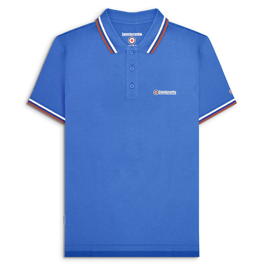 Lambretta Hombre Ocio Negocios Todos los días Moda Manga Corta Top Polo Nuevo - Imagen 7 de 52