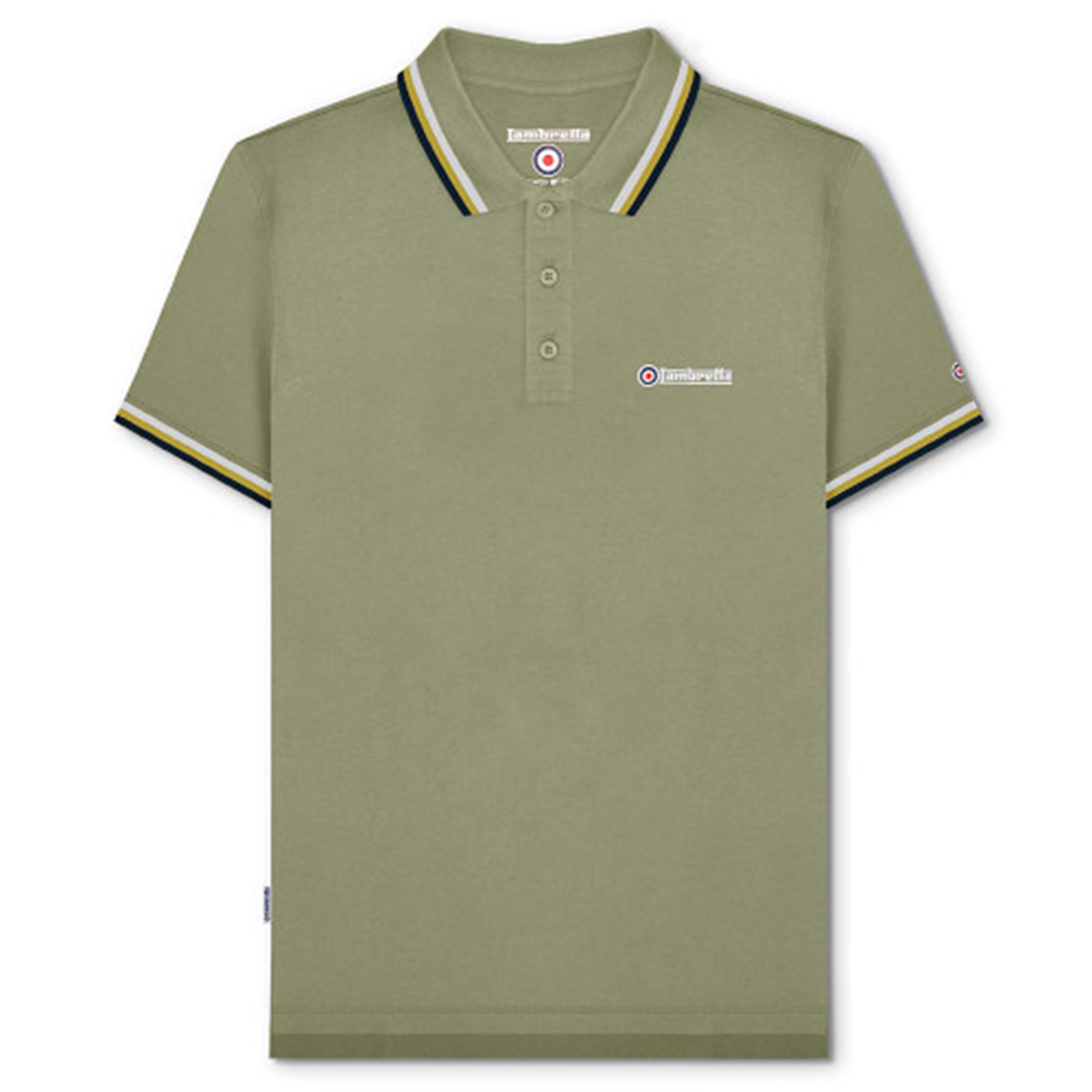 Lambretta Hombre Ocio Negocios Todos los días Moda Manga Corta Top Polo Nuevo - Imagen 9 de 52